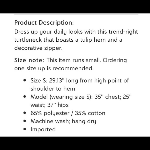 High Neck, Zipper Pullover Sweater - Picture 3 of 11